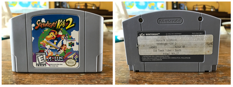 My copy of Snowboard Kids 2